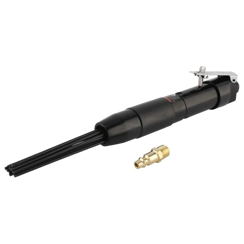 BTSHUB Compact Air Needle Scaler Air Powered Pneumatic Rust Paint Weld Removal Tool - Image 1